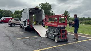 WM System High Capacity Loading Ramp Demo | Full Scissor Lift Loading Demonstration