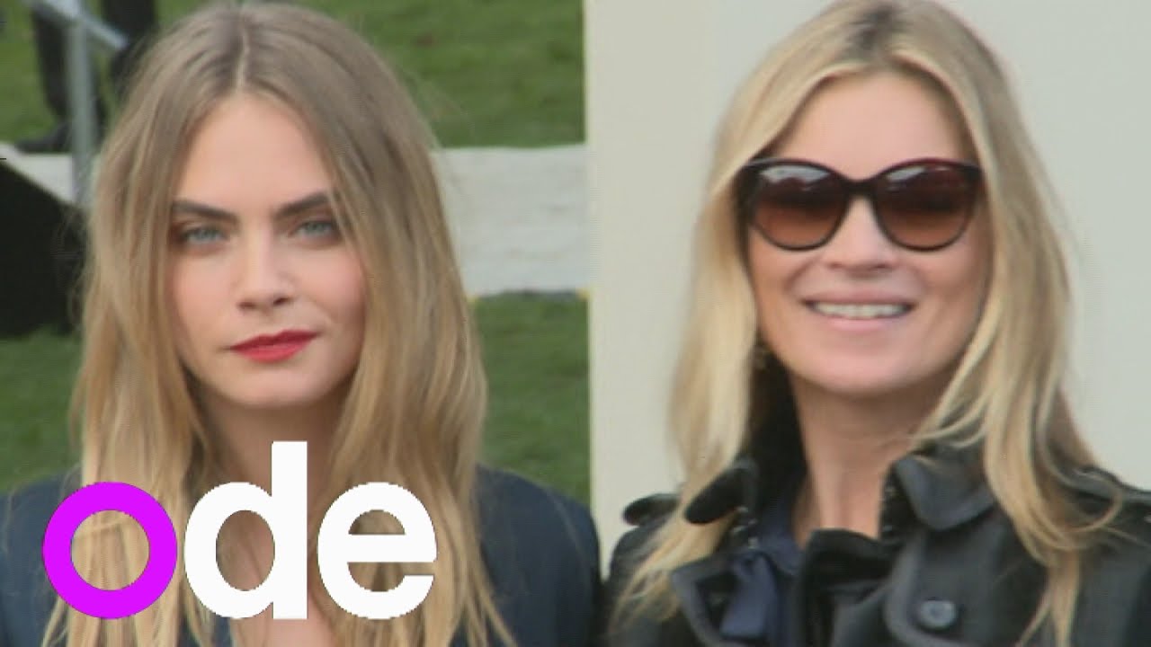 Burberry 2014: Cara Delevingne, Kate Moss, Suki Waterhouse, Jamie Campbell Bower, Cat Deeley