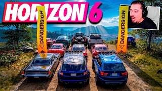 FINALMENTE VOLTAMOS! LADEIRA DA MORTE SEM FREIO COM A GALERA - FORZA HORIZON 6