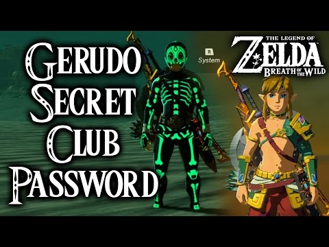 ZELDA BOTW: Getting into Gerudo Secret Club 