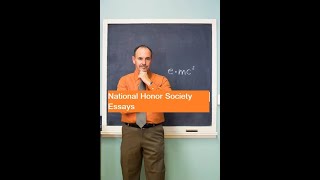 National Honor Society Essays