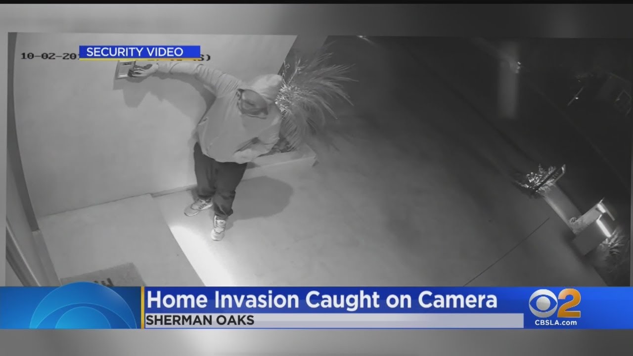 Caught On Video: Burglar Breaks Into Home With Nanny, 2 Kids Inside