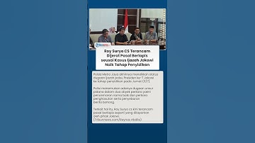 Roy Suryo Cs Terancam Dijerat Pasal Berlapis, Penyidik Temukan Unsur Pidana Kasus Ijazah Jokowi