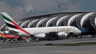 EMIRATES A380 EK384 DUBAI BANGKOK BUSINESS CLASS 16.10.13