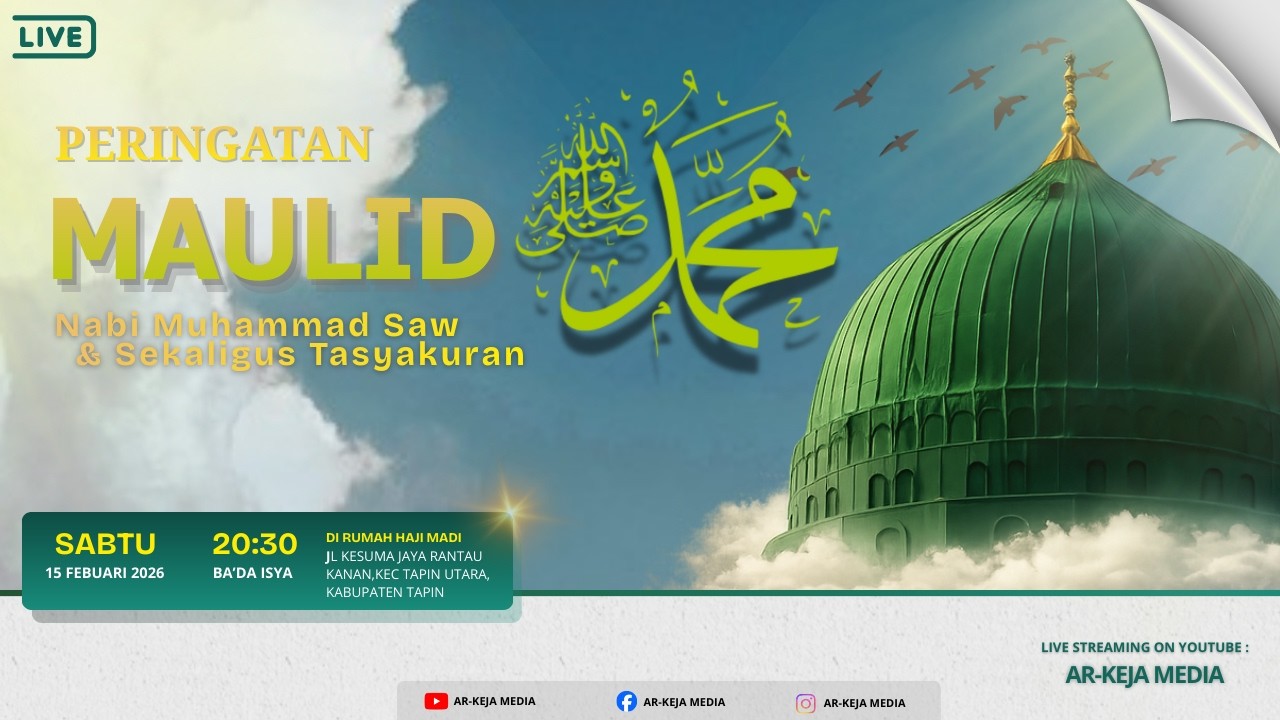 [LIVE STRREAMING] MAULID NABI & SEKALIGUS TASSYAQURAN