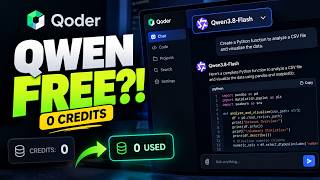 Details FREE Qwen3.8-Flash in Qoder! No Credits Needed 🔥 News