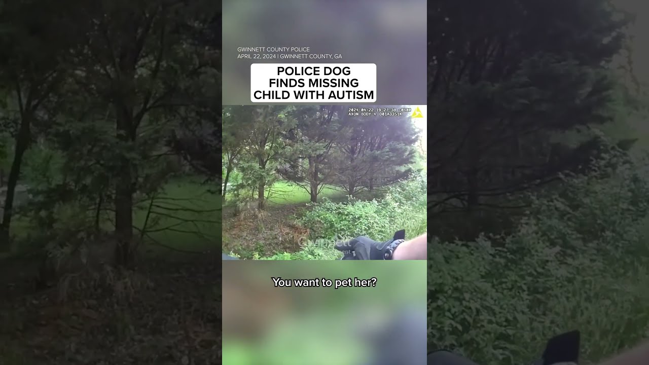 Good Girl Sika Police Dog Finds Missing Child With Autism