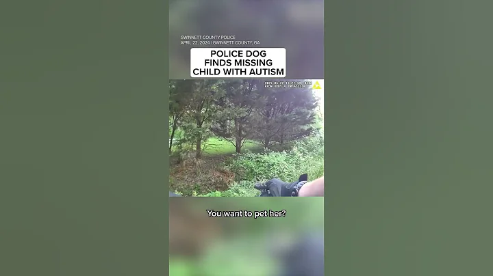 Good girl, Sika 🐶 Police dog finds missing child with autism