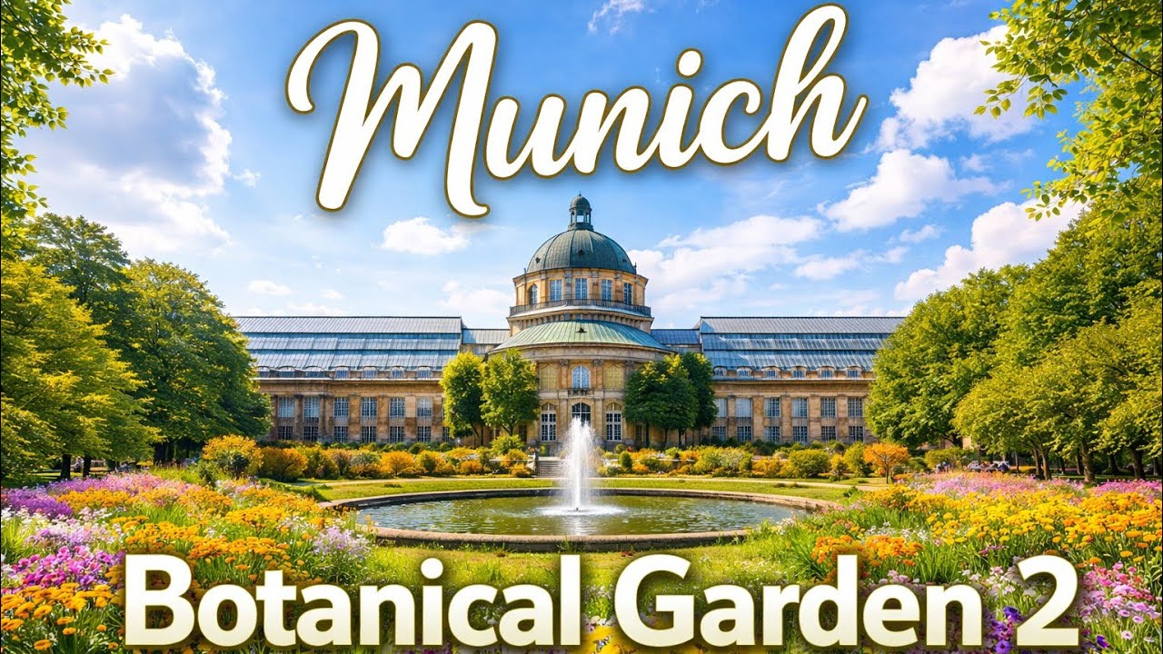 Munich Botanical Garden 🌿 | A Peaceful Walk in One of Germany’s Most Beautiful Gardens (4K)