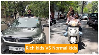 Rich kids for no reason 🤣🤣🤣 wait for the end | rich kids vs normal kids | danny pandit | #shorts