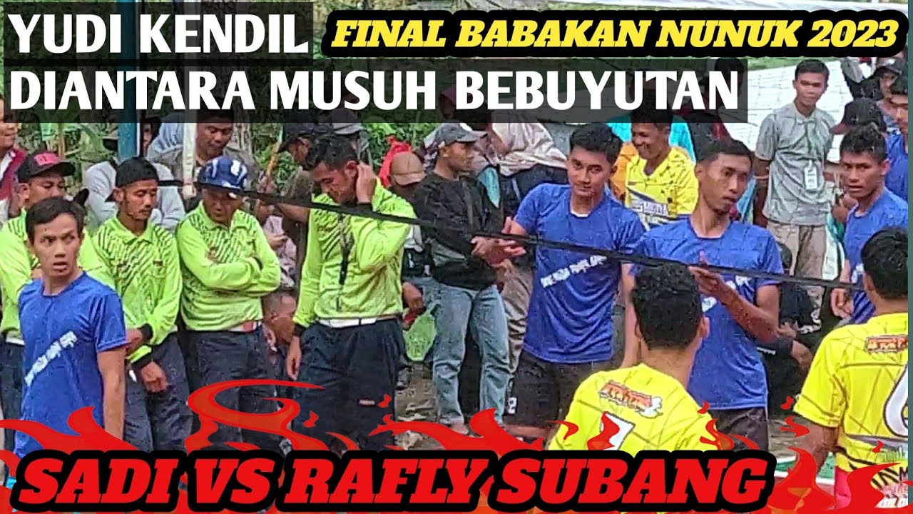 FINAL:SADI KAIK VS RAFLY SUBANG ! MUSUH BEBUYUTAN PANAS ! YUDI KENDIL JADI PEMBEDA ? SIAPA JUARANYA?