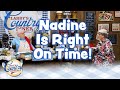 NADINE shows up right on time!