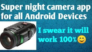 Best night mode 📷 camera app for android | 100% working app | best apps on playstore screenshot 1