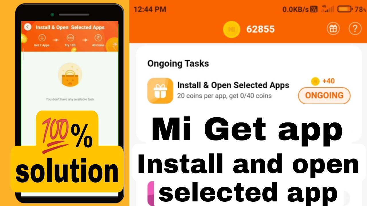 Get app install and open selected apps problem solution