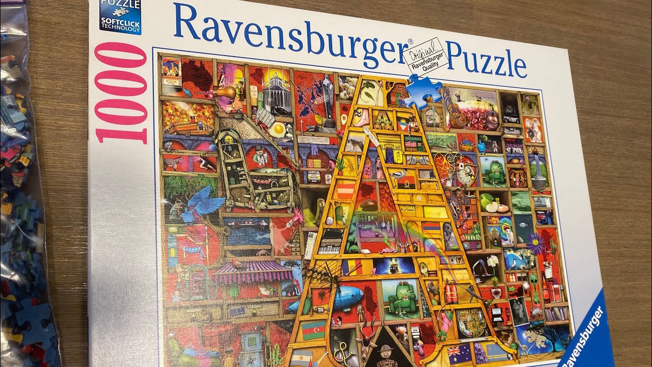 Time lapse 1000 piece puzzle - YouTube