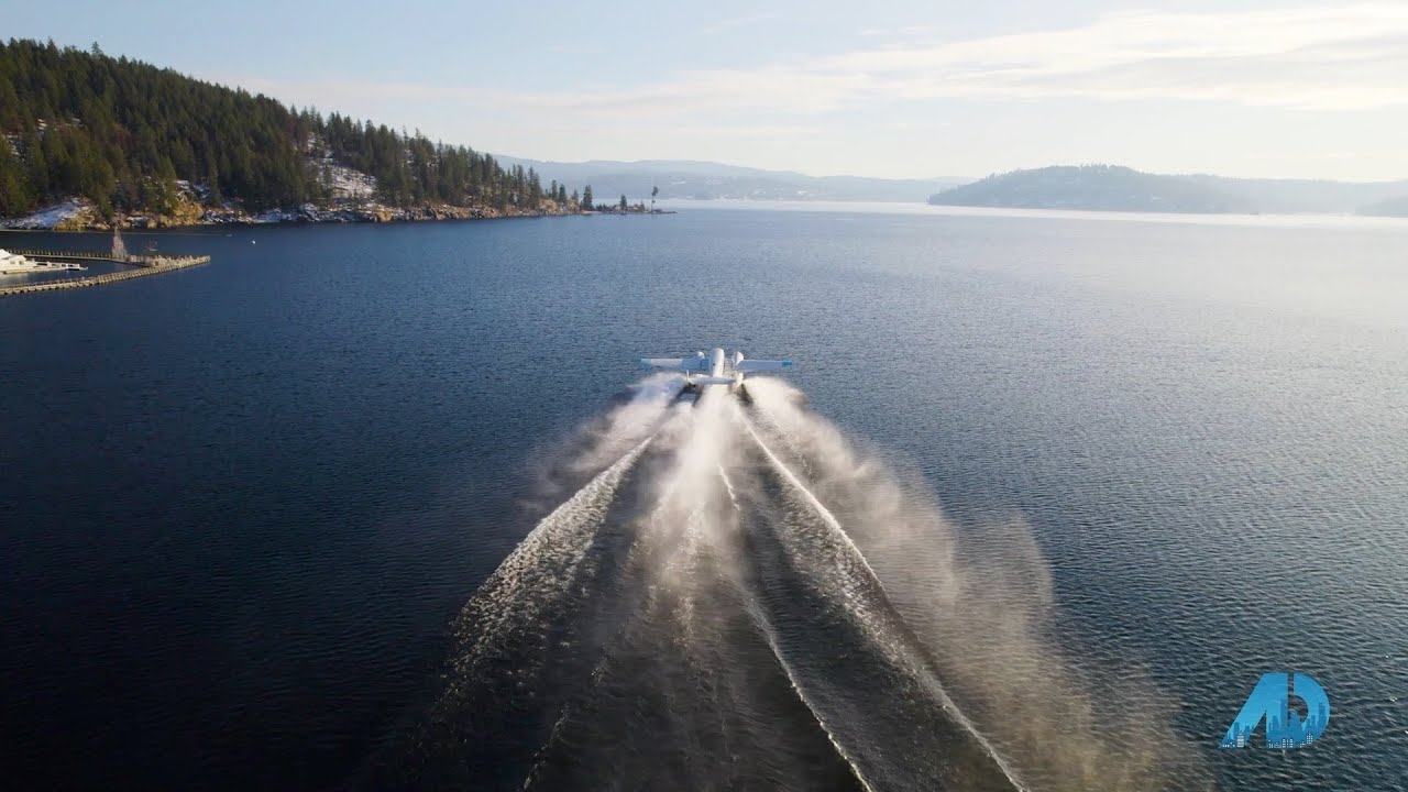 Flying Over Coeur d'Alene with Brooke's Seaplane Service