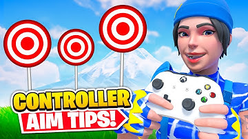 How To Get Good Aim On Controller! (Fortnite Controller Tips)