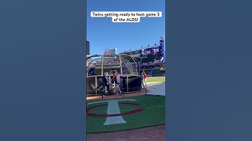 Target Field is getting ready to host Game 3 of the ALDS!