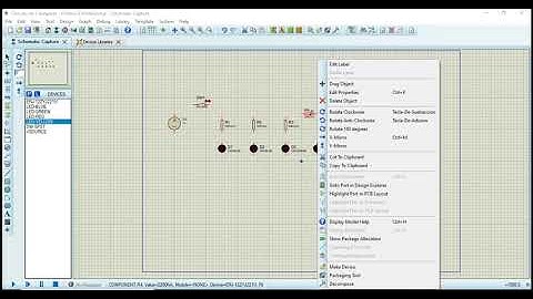 Circuito de 5 leds en Proteus (Circuito Básico)