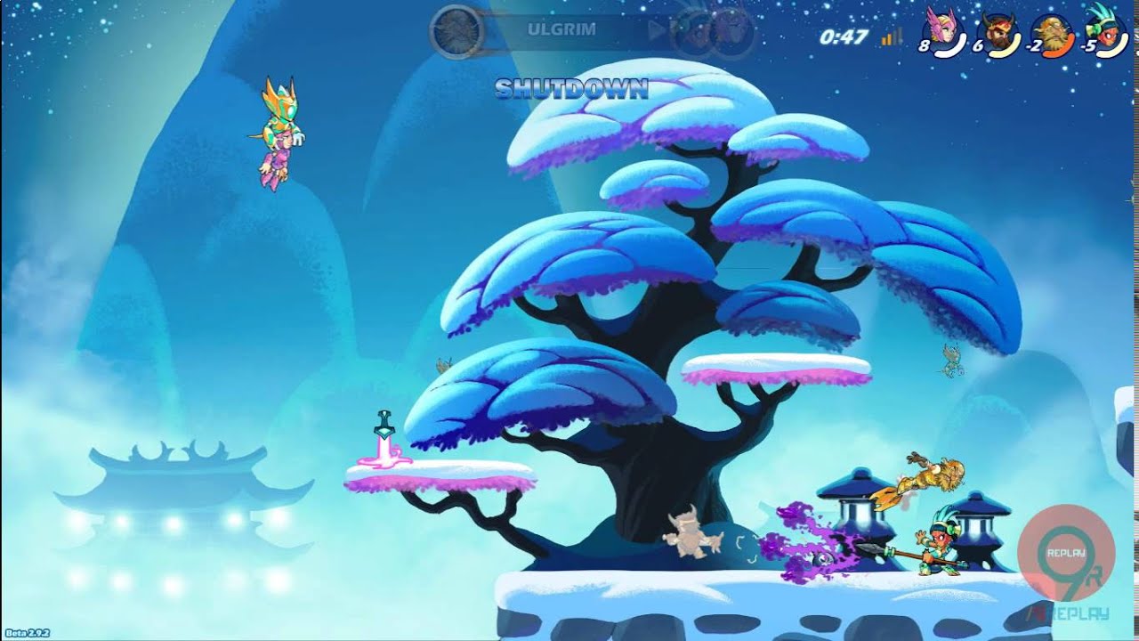 Brawlhalla Combos nine fihting!! top play ranked!! 9replay P12