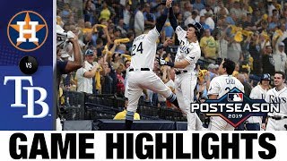 Rays' big 1st inning leads to Game 4 win vs. Astros | Rays-Astros ALDS Game Highlights screenshot 5
