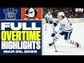 Toronto Maple Leafs at Anaheim Ducks | FULL Overtime Highlights - March 30, 2026
