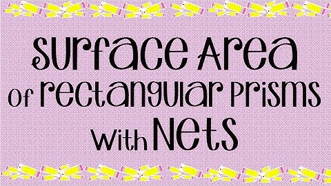 Surface Area of Rectangular Prisms with Nets