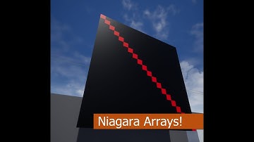 UE4 Niagara Tutorial Series Part 5: Niagara Arrays