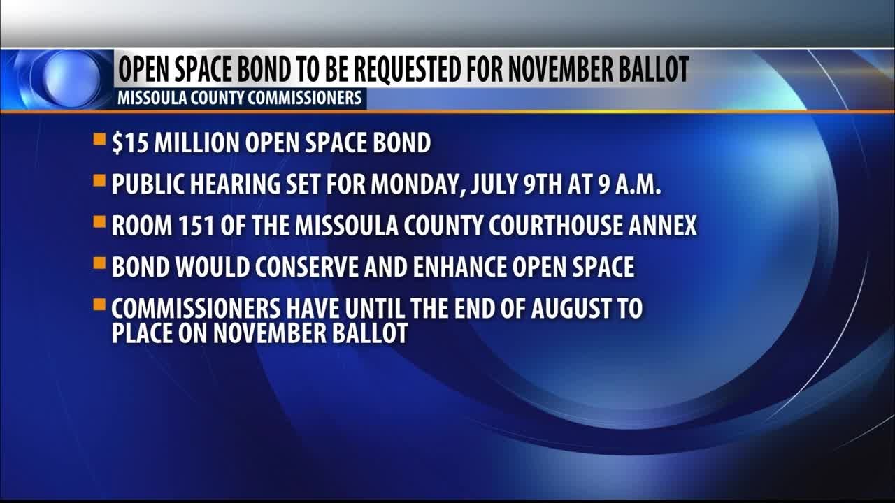 Missoula Co. commissioners set public hearing for open space bond request