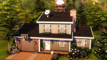 Small Cozy Family Home 🏡 The Sims 4 Speed Build | No CC