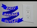 Add a garage outlet with little or no wiring! | Quick Tip