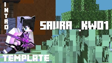 Template intro animasi Minecraft Prisma 3D by @AkyoCraft208 
