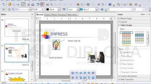 Insert the Horizontal Scroll autoshape from the Stars image group into the empty space...