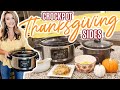 THANKSGIVING SIDE DISHES IN CROCKPOT | EASY SLOW COOKER THANKSGIVING RECIPES | Cook Clean And Repeat