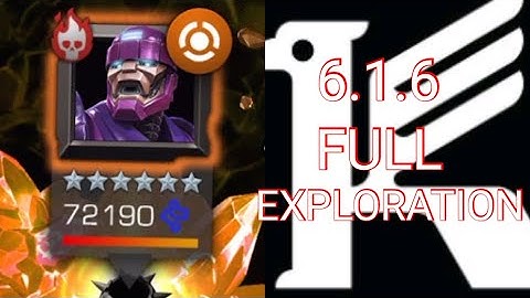 MCOC 6.1.6 Full Exploration Run