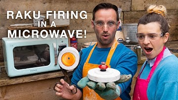 Raku firing in a microwave!