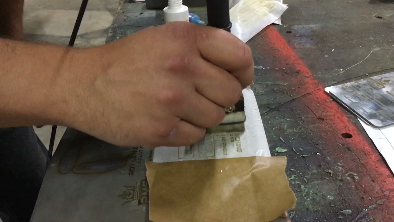 Etching custom name plate stainless steel surfox. Center stencil