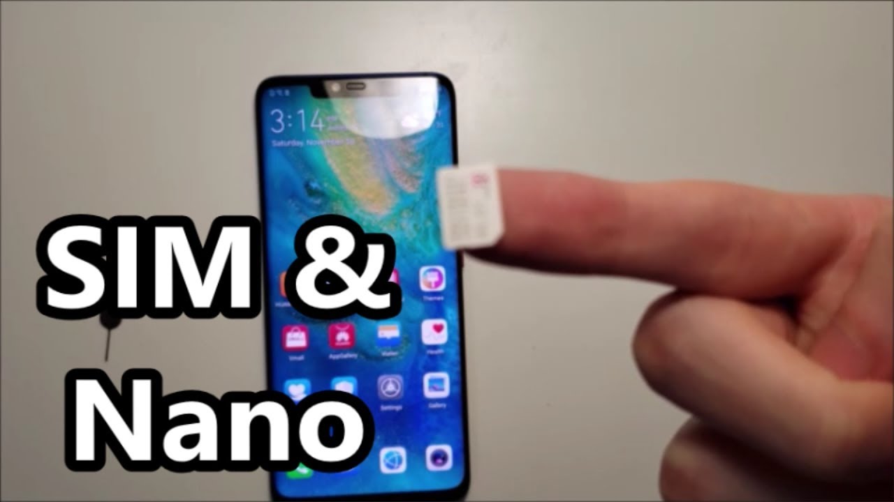 Huawei Mate 20 Pro SIM & Nano Memory Card How to Insert or Remove - YouTube