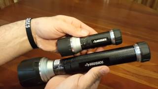 Husky 500 lumen and 165 lumen flashlight screenshot 1