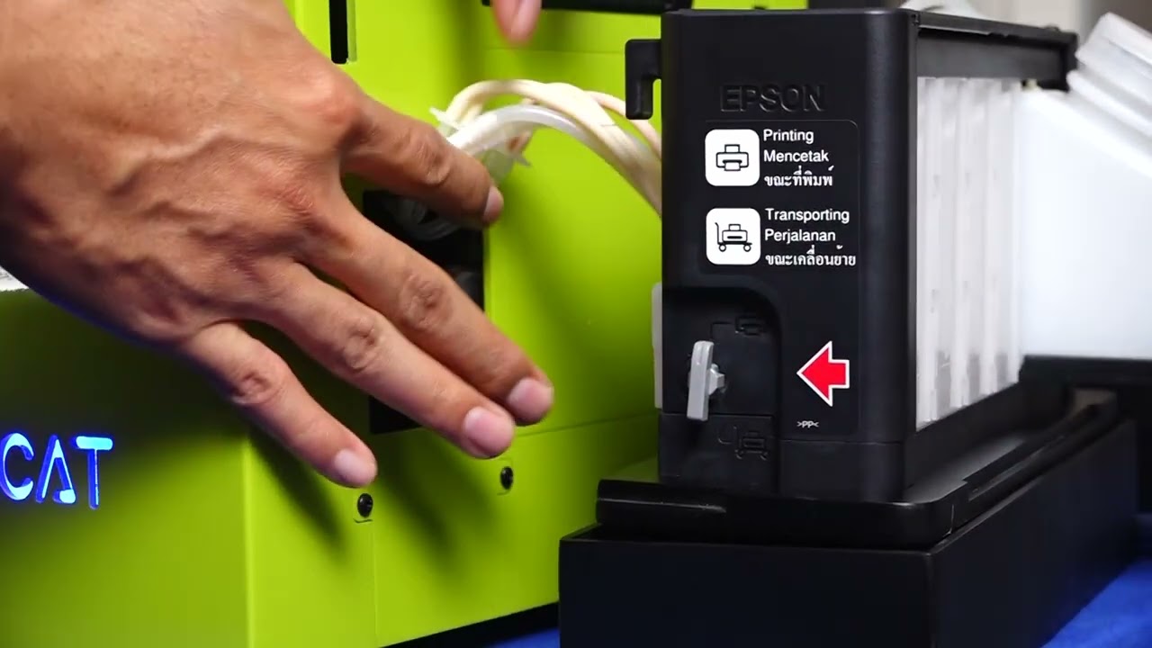 ⁣Cara Geser Manual Printhead Riecat All New