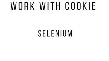 Working With Cookies in Selenium | Cookies using Selenium Java Webdriver |Selenium Commands