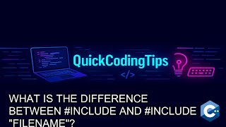C++ Tutorial: What is the difference between #include  and #include "filename"