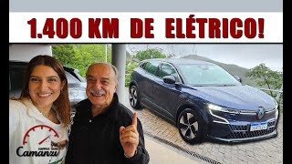 Viajando de carro elétrico: 1.400 km com o Megane Elétrico!