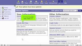How to configure global options in Horde - Horde Tutorials