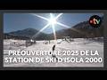 Préouverture de la station de ski d'Isola 2000, soleil et amoureux de la neige au rendez-vous