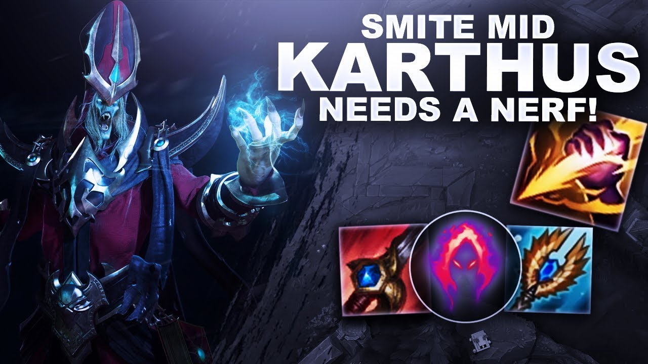 SMITE KARTHUS MID NEEDS A NERF! | League of Legends