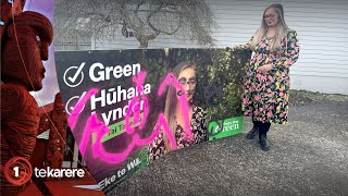 Green’s Huhana Lyndon target of explicit hoarding vandalism