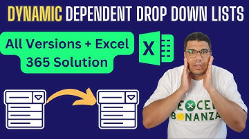 Dynamic Dependent Data Validation list in Excel MADE SIMPLE |  All versions + Excel 365 Solution
