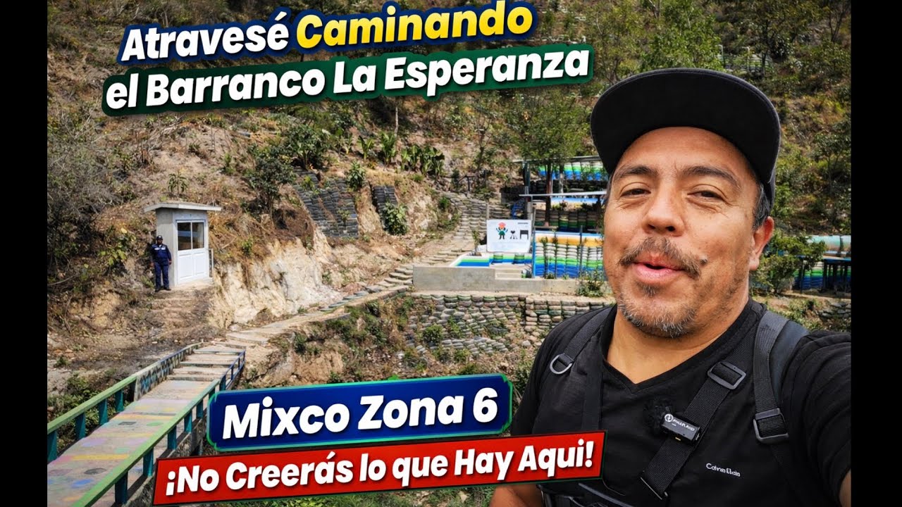 Atravesé el Barranco La Esperanza caminando 😱 | Mixco Zona 6 (El Milagro – Primero de Julio)