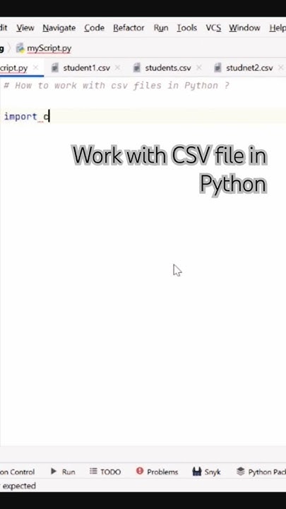 work with CSV in Python #csvfile #csv #coding #python #shorts - YouTube